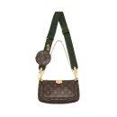 AAA Replica Louis Vuitton LV MULTI POCHETTE ACCESSORIES KHAKI STRAP