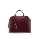 AAA Replica Louis Vuitton LV ALMA PM PATENT LEATHER AMARANTE GHW
