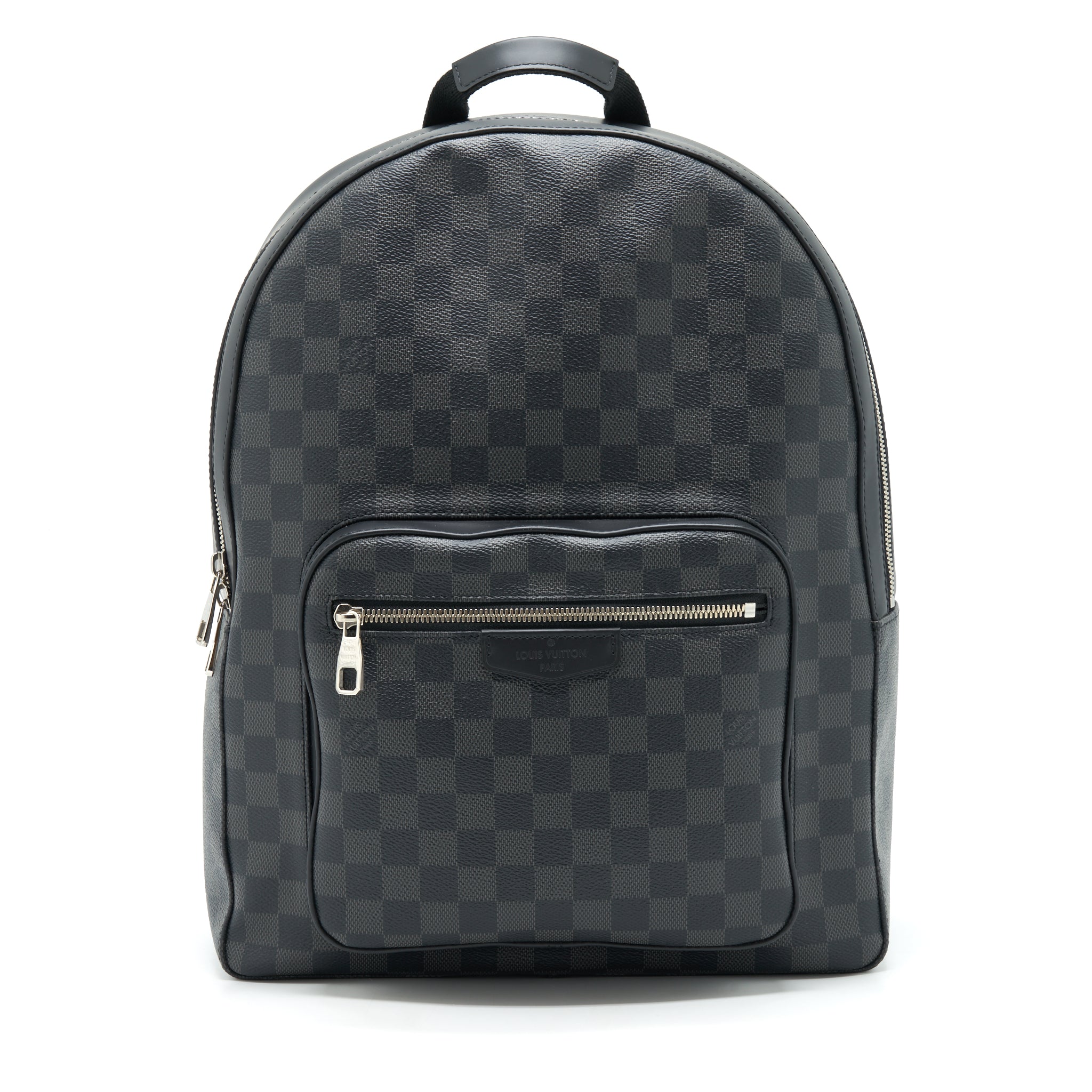AAA Replica Louis Vuitton LV DAMIER GRAPHITE BACKPACK BLACK SHW