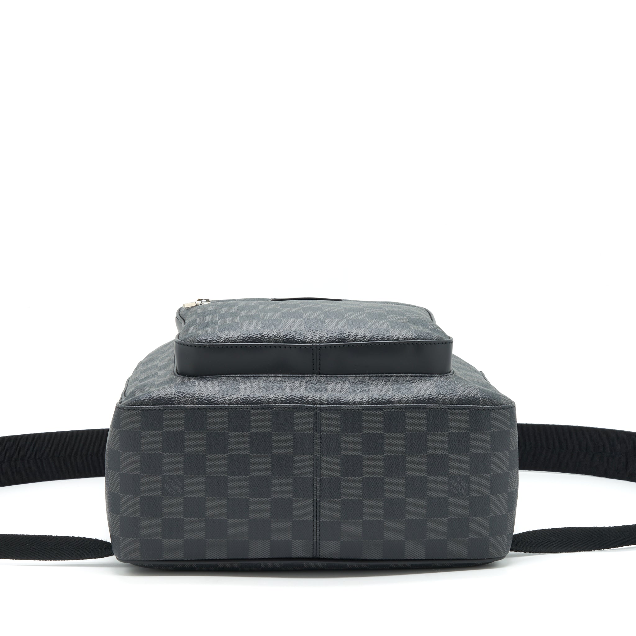 AAA Replica Louis Vuitton LV DAMIER GRAPHITE BACKPACK BLACK SHW