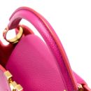 AAA Replica Louis Vuitton LV CAPUCINES BB CALFSKIN PINK/BRIGHT ORANGE GHW