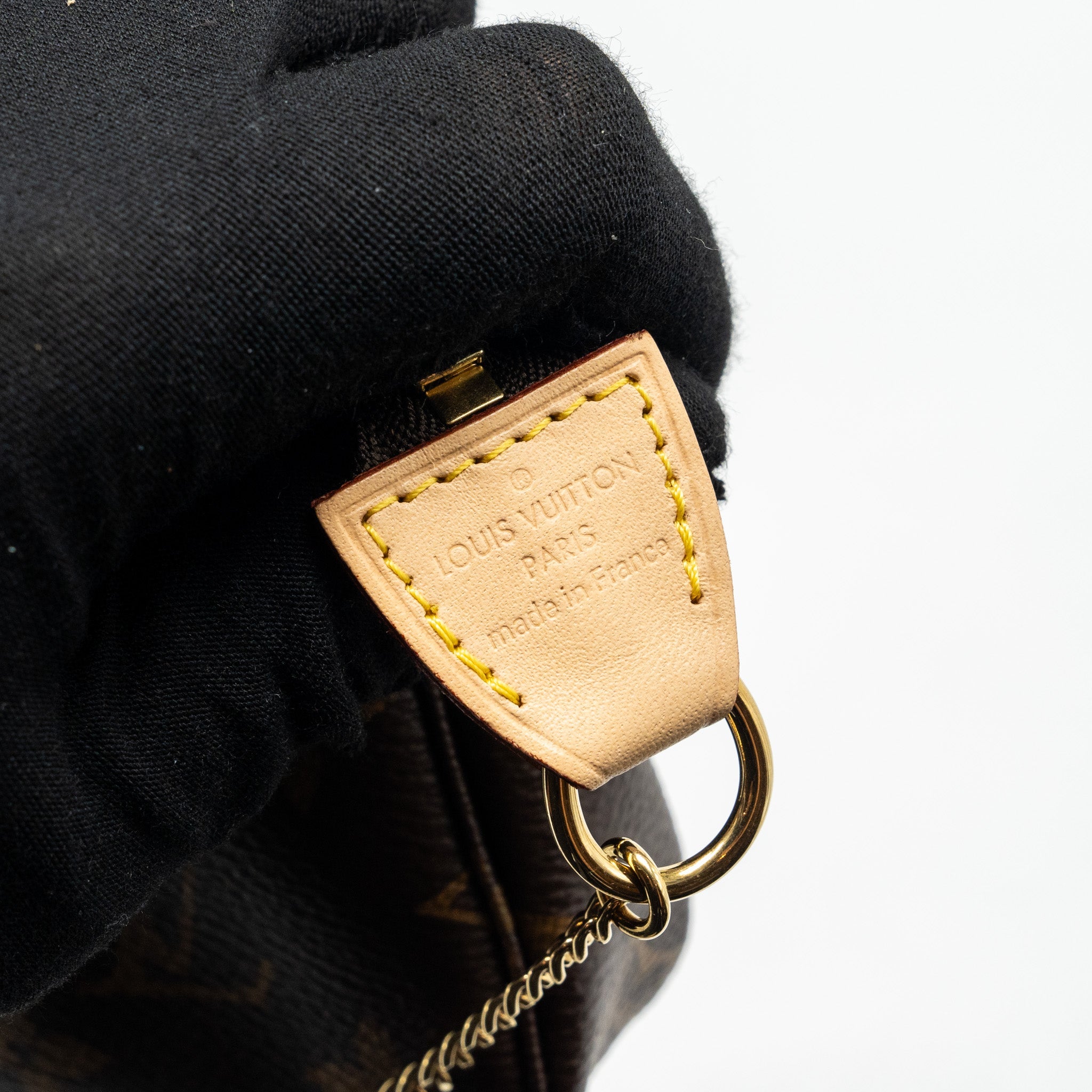 AAA Replica Louis Vuitton LV MINI POCHETTE ACCESSORIES MONOGRAM CANVAS GHW