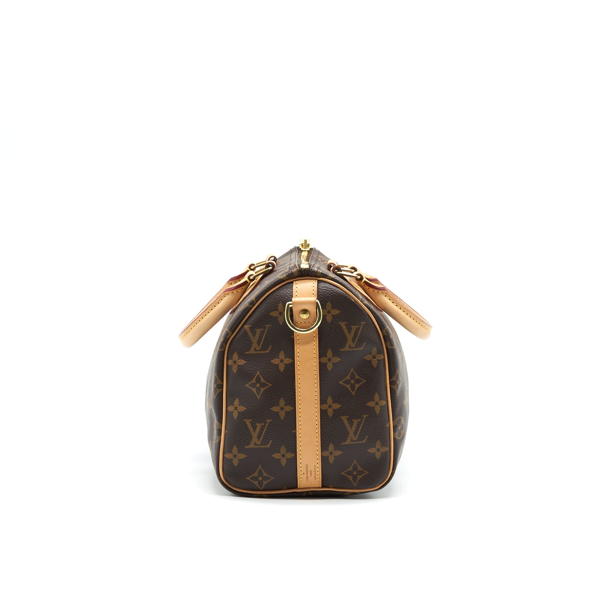 AAA Replica Louis Vuitton LV SPEEDY 25 MONOGRAM CANVAS WITH INITIAL