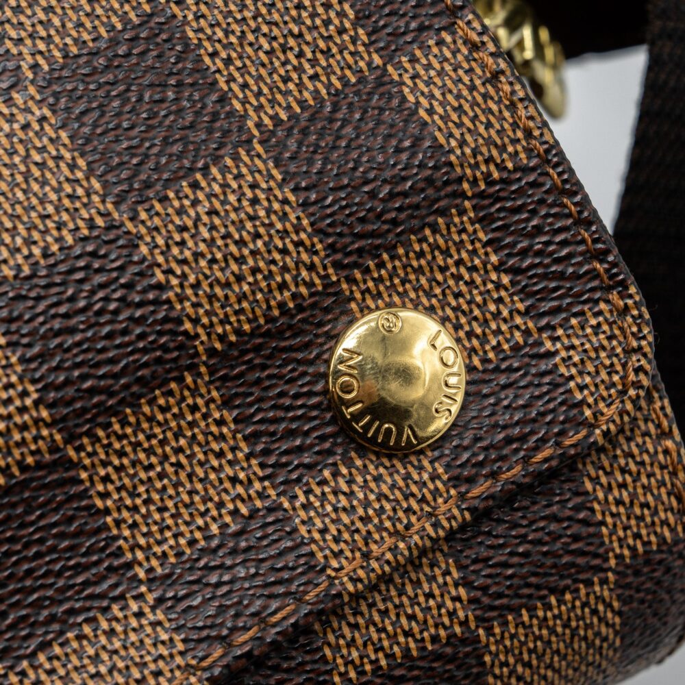 AAA Replica Louis Vuitton LV MESSENGER CROSSBODY BAG DAMIER EBENE GHW
