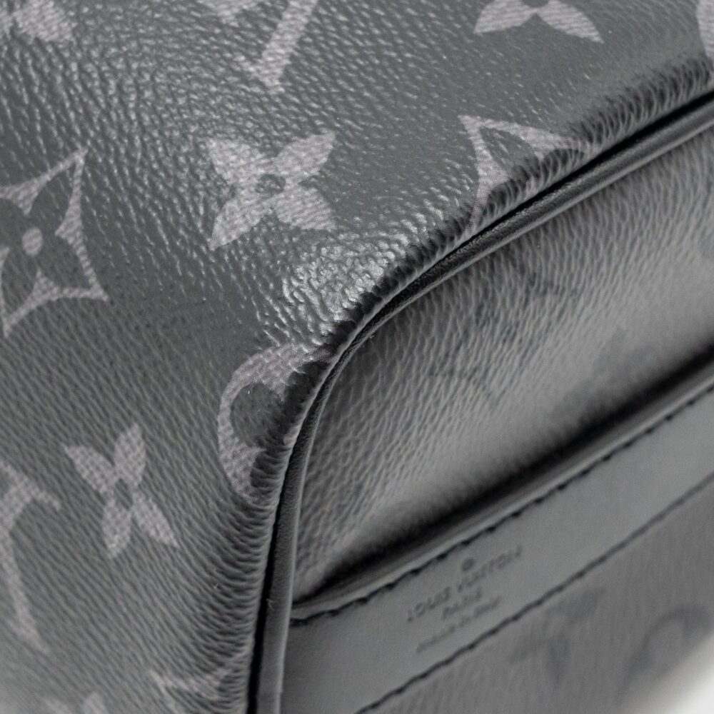 AAA Replica Louis Vuitton LV KEEPALL BANDOULIERE 25 MONOGRAM ECLIPSE SHW