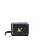 AAA Replica Louis Vuitton LV TWIST MM EPI BLACK GHW