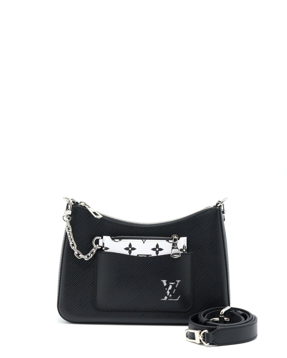 AAA Replica Louis Vuitton LV MARELLE EPI BLACK SHW
