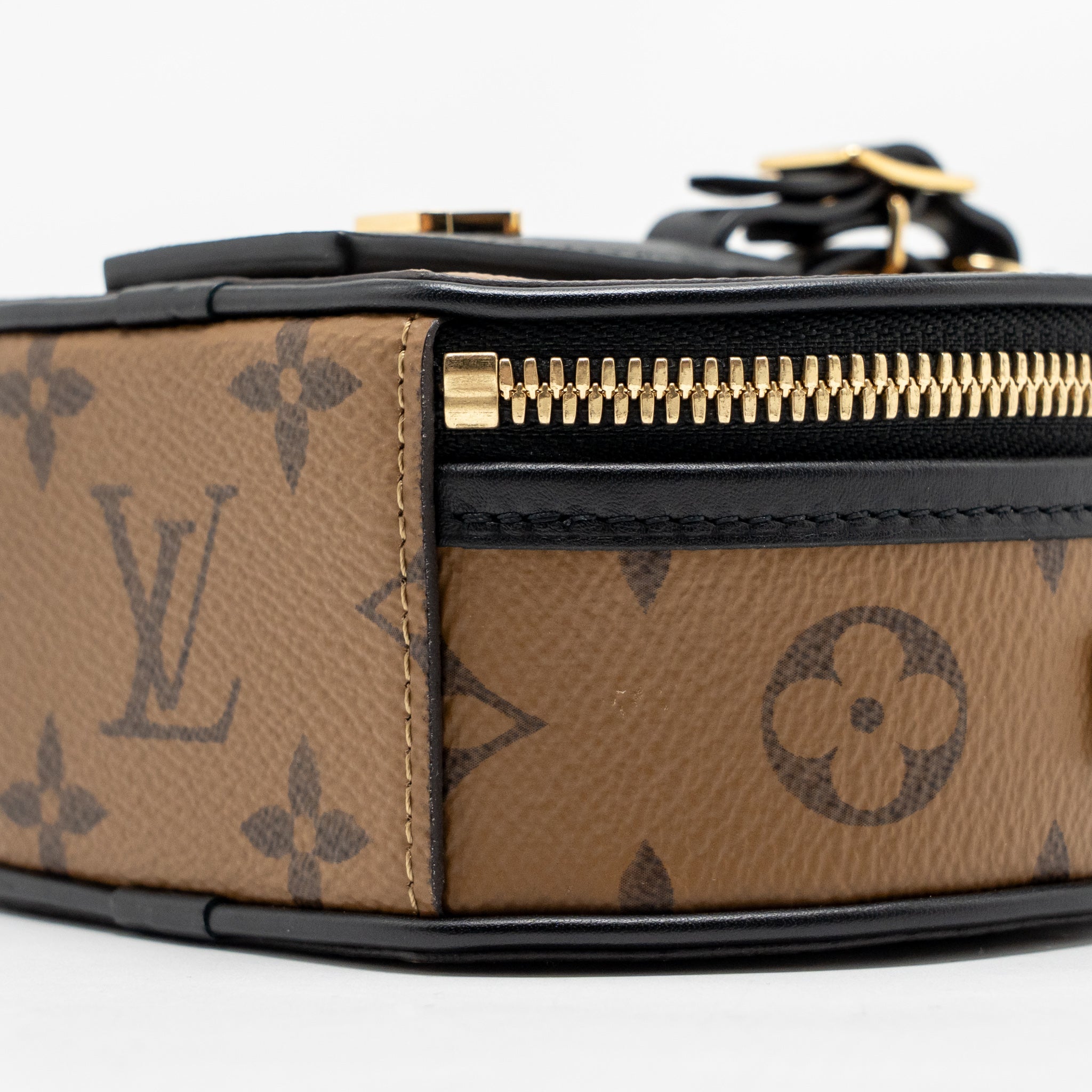 AAA Replica Louis Vuitton LV MINI BOITE CHAPEAU MONOGRAM REVERSE CANVAS GHW