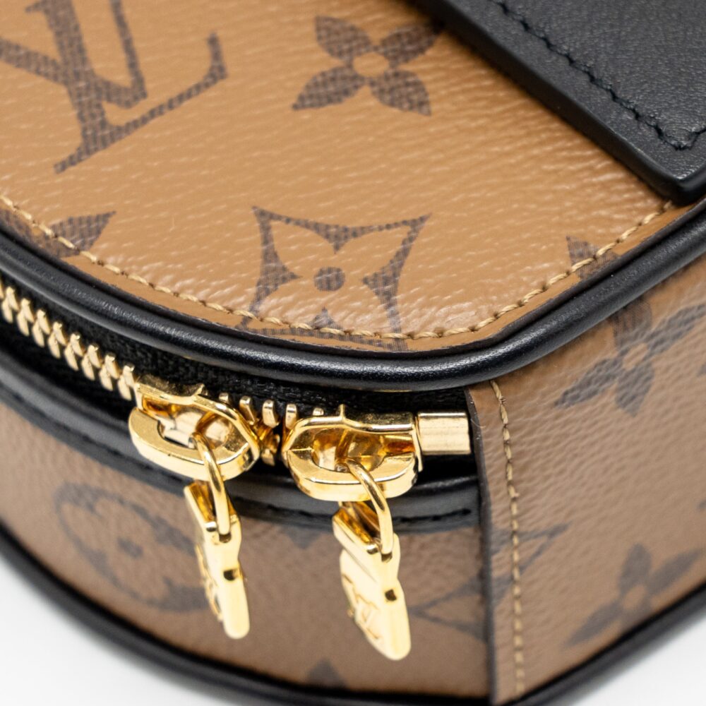 AAA Replica Louis Vuitton LV MINI BOITE CHAPEAU MONOGRAM REVERSE CANVAS GHW