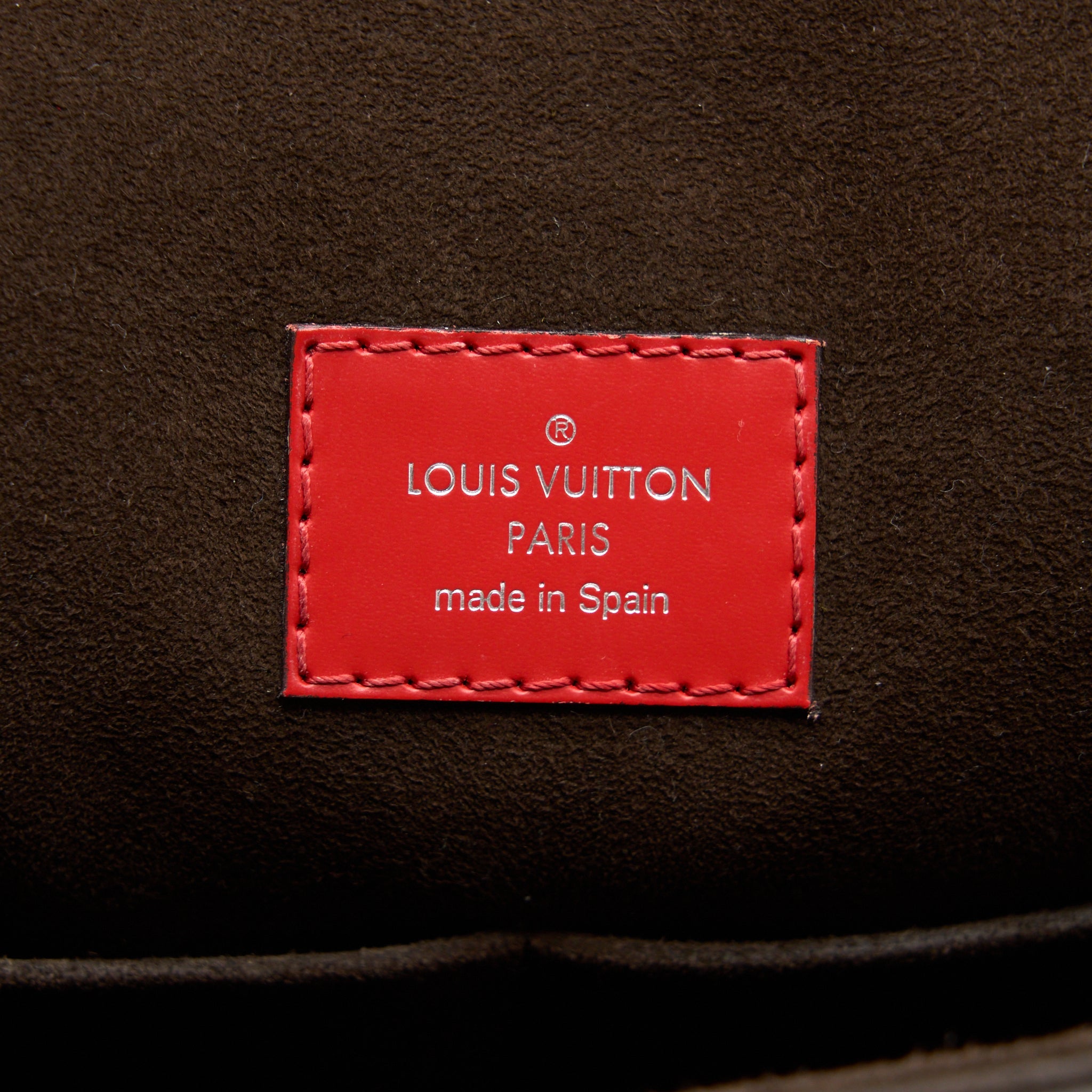 AAA Replica Louis Vuitton LV CLUNY MM EPI RED SHW