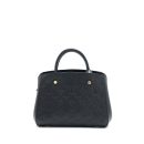AAA Replica Louis Vuitton LV MONTAIGNE BB MONOGRAM EMPRENITE BLACK GHW