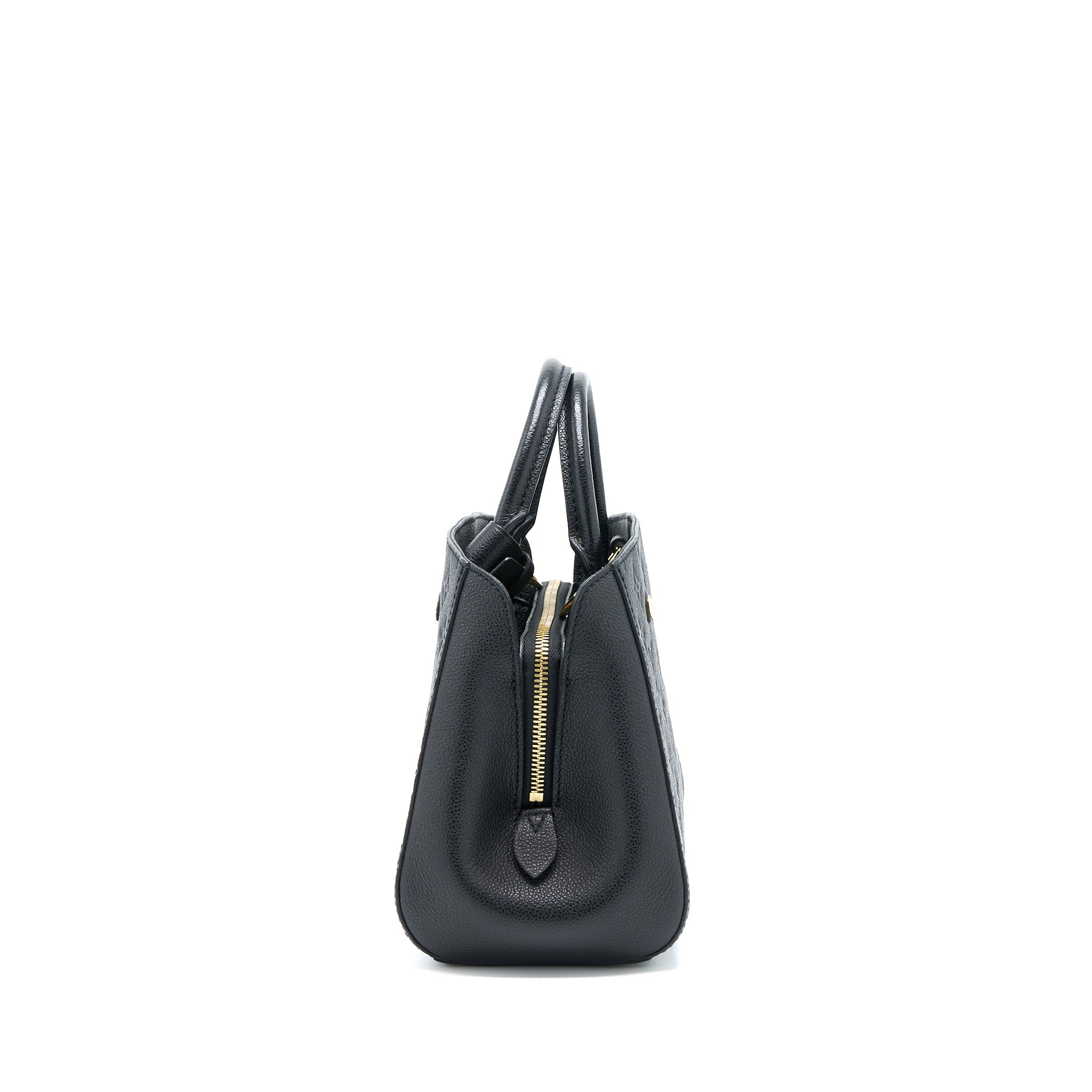 AAA Replica Louis Vuitton LV MONTAIGNE BB MONOGRAM EMPRENITE BLACK GHW