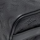 AAA Replica Louis Vuitton LV KEEPALL BANDOULIERE 25 MONOGRAM TAURILLON LEATHER BLACK WITH BLACK HARDWARE