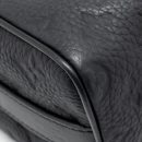 AAA Replica Louis Vuitton LV KEEPALL BANDOULIERE 25 MONOGRAM TAURILLON LEATHER BLACK WITH BLACK HARDWARE
