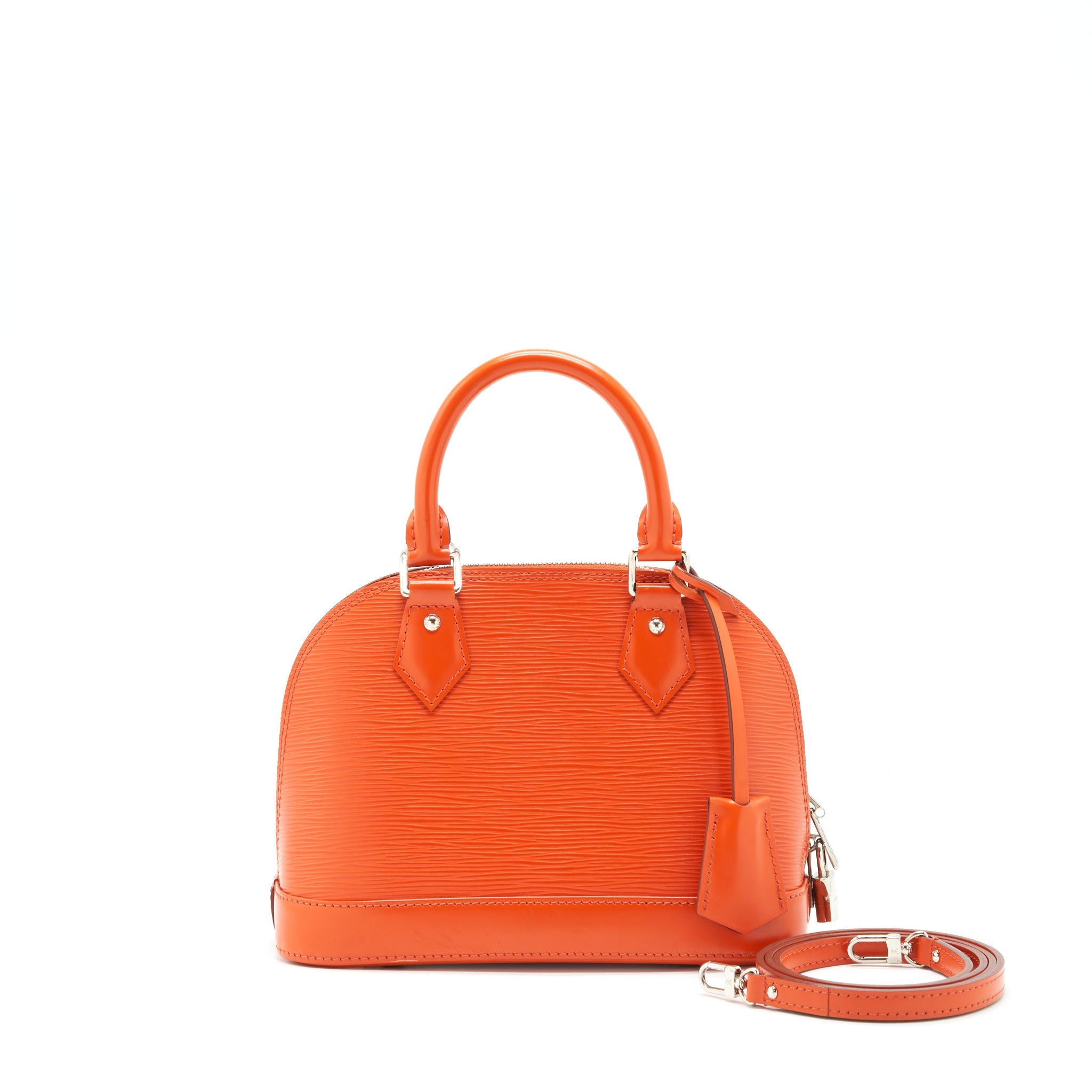 AAA Replica Louis Vuitton LV ALMA BB EPI ORANGE SHW