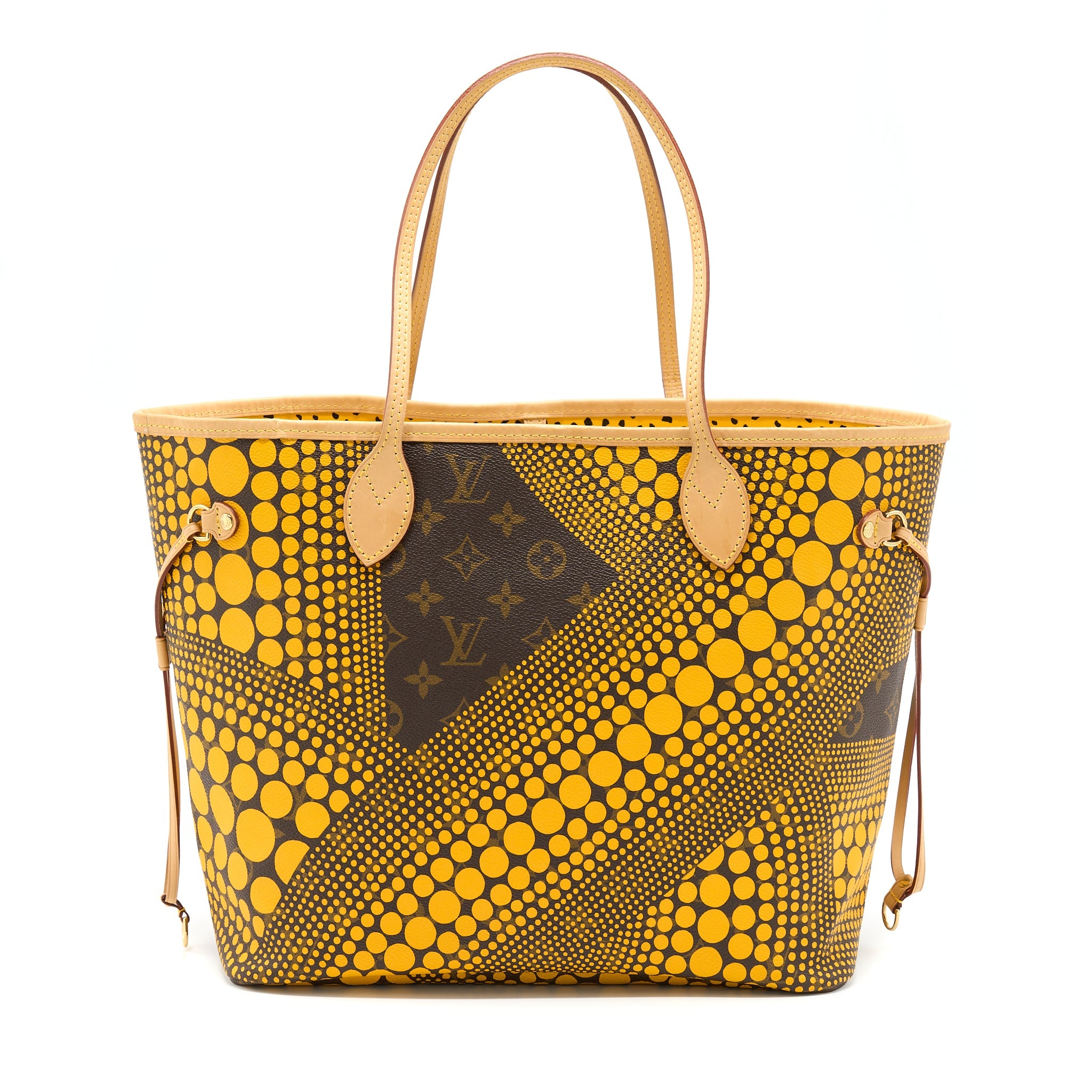 AAA Replica Louis Vuitton LV NEVERFULL MM YAYOI KUSAMA LIMITED EDITION GHW