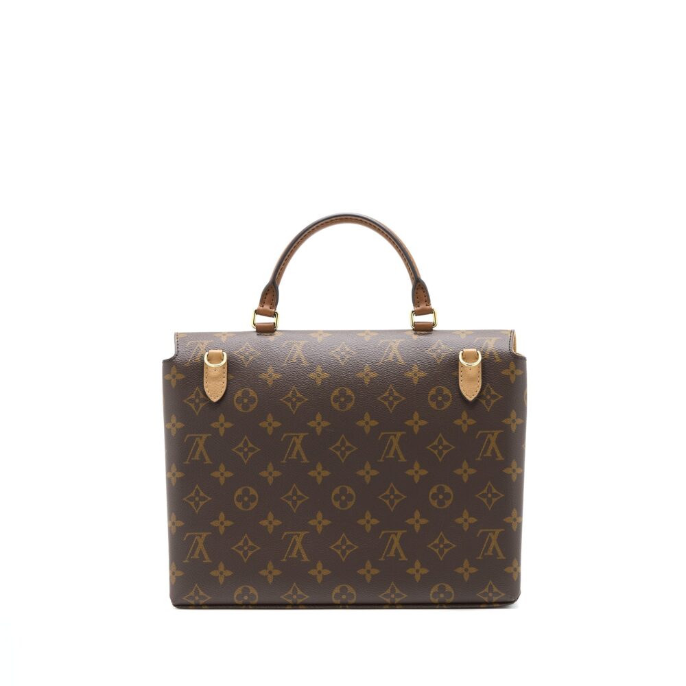 AAA Replica Louis Vuitton LV MARIGNAN TOP HANDLE MESSENGER BAG MONOGRAM CANVAS BROWN GHW