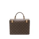 AAA Replica Louis Vuitton LV MARIGNAN TOP HANDLE MESSENGER BAG MONOGRAM CANVAS BROWN GHW