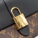 AAA Replica Louis Vuitton LV LOCKY BB MONOGRAM CANVAS/LEATHER BLACK GHW