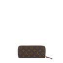 AAA Replica Louis Vuitton LV CLEMENCE LONG WALLET MONOGRAM CANVAS FUCHSIA