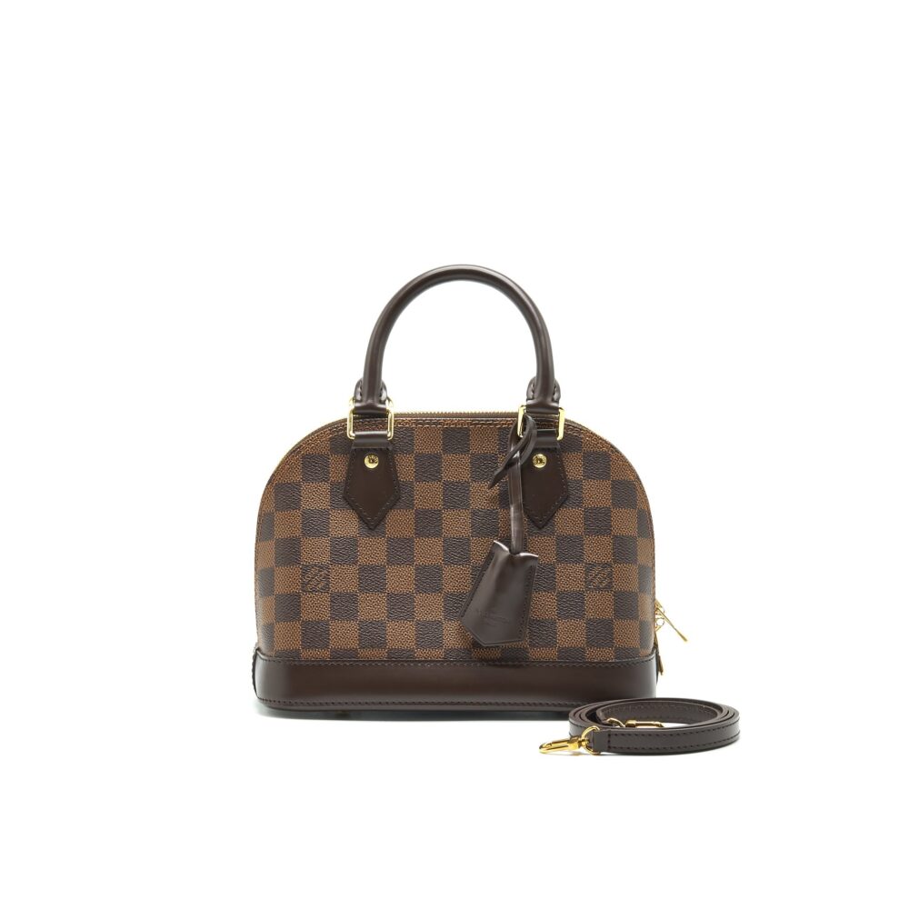 AAA Replica Louis Vuitton LV ALMA BB DAMIEN EBENE