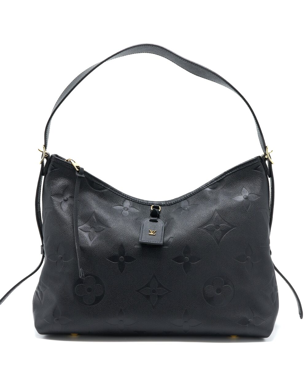 AAA Replica Louis Vuitton LV CARRYALL MM EMPREINTE BLACK GHW (NEW VERSION)
