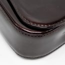 AAA Replica Louis Vuitton LV SOBE CLUTCH PATENT LEATHER DARK PURPLE GHW