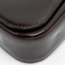 AAA Replica Louis Vuitton LV SOBE CLUTCH PATENT LEATHER DARK PURPLE GHW