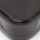 AAA Replica Louis Vuitton LV SOBE CLUTCH PATENT LEATHER DARK PURPLE GHW