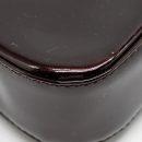 AAA Replica Louis Vuitton LV SOBE CLUTCH PATENT LEATHER DARK PURPLE GHW