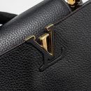 AAA Replica Louis Vuitton LV CAPUCINES BB TAURILLON CALFSKIN BLACK GHW