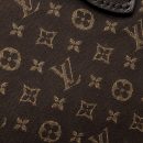 AAA Replica Louis Vuitton LV VINTAGE NEVERFULL MM FABRIC DARK BROWN GHW