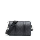 AAA Replica Louis Vuitton LV CITY KEEEPALL 27CM MONOGRAM ECLIPSE AND MONOGRAM ECLIPSE REVERSE