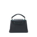 AAA Replica Louis Vuitton LV CAPUCINES BB TAURILLON BLACK/ BLUE SHW