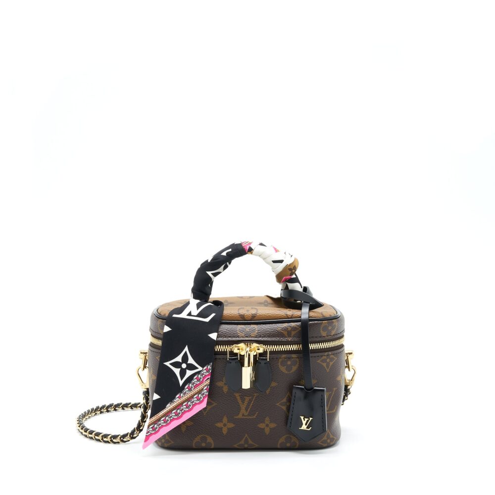 AAA Replica Louis Vuitton LV VANITY PM MONOGRAM CANVAS YEAR 2021 WITH AN EXTRA TWILLY