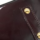 AAA Replica Louis Vuitton LV ALMA BB PATENT AMARANTE RAYE GHW