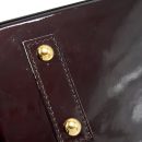 AAA Replica Louis Vuitton LV ALMA BB PATENT AMARANTE RAYE GHW