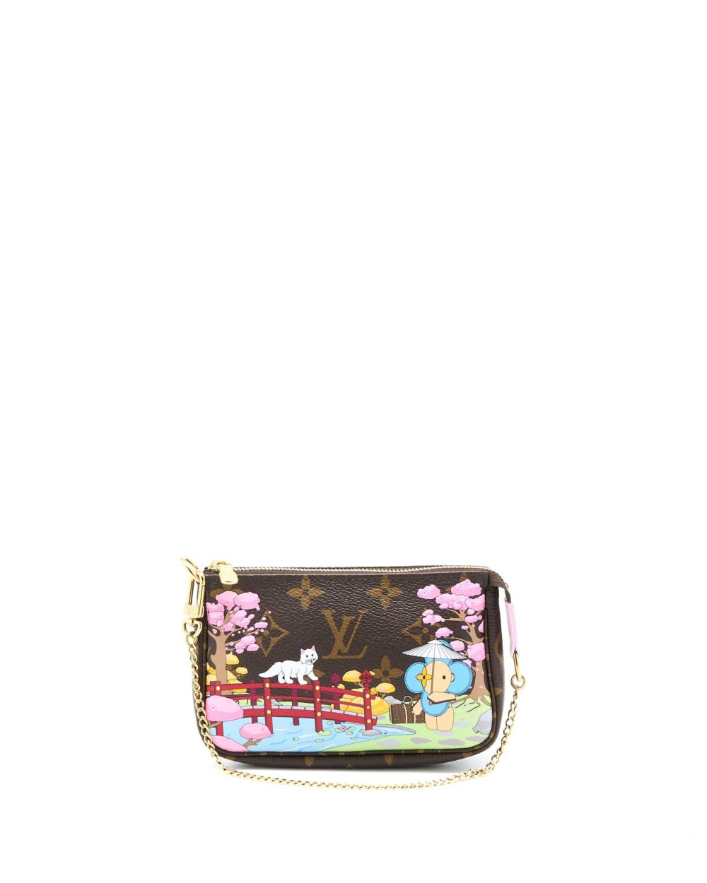 AAA Replica Louis Vuitton LV MINI POCHETTE ACCESSORIES CHRISTMAS LIMITED EDITION MONOGRAM CANVAS GHW
