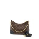 AAA Replica Louis Vuitton LV BOULOGNE BAG MONOGRAM CANVAS/BLACK GHW (NEW VERSION)