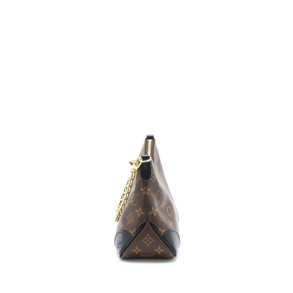 AAA Replica Louis Vuitton LV BOULOGNE BAG MONOGRAM CANVAS/BLACK GHW (NEW VERSION)