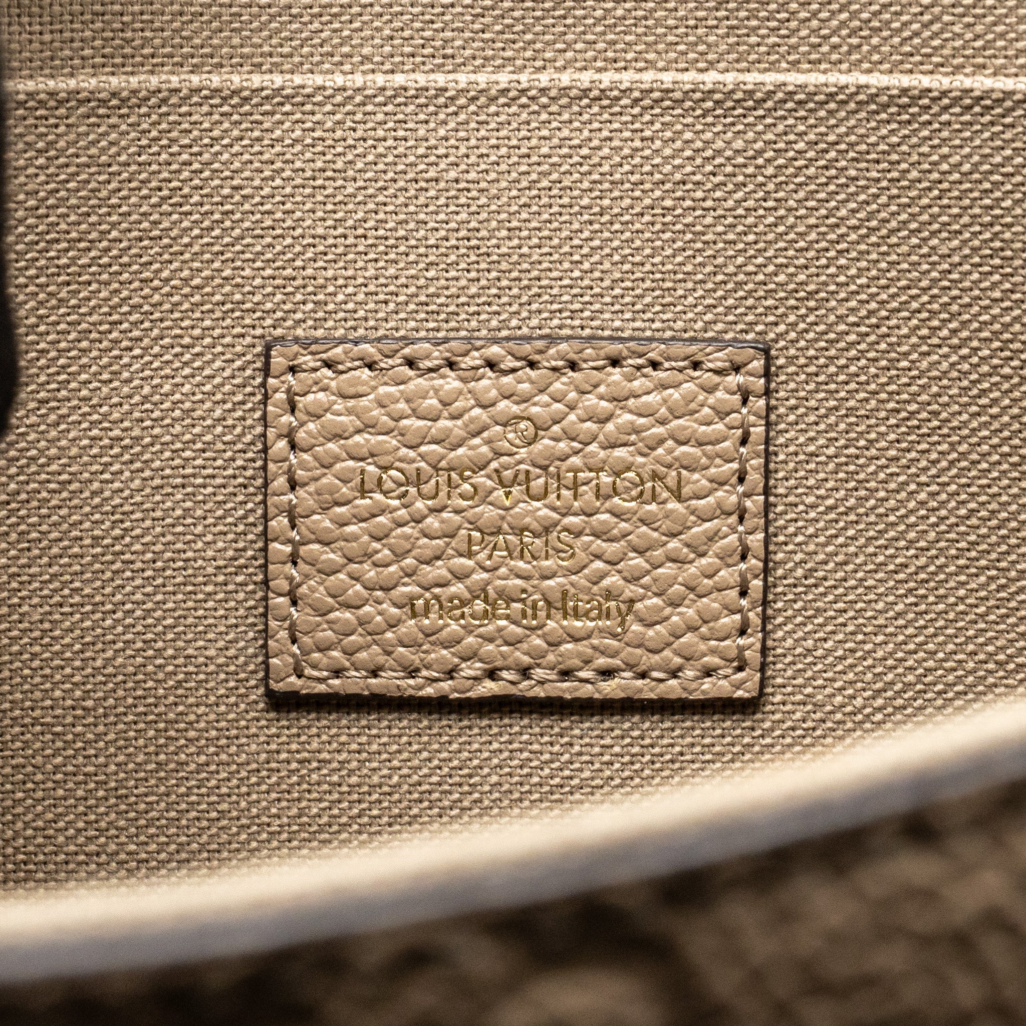 AAA Replica Louis Vuitton LV FELICIE POCHETTE MONOGRAM EMPREINTE TOURTERELLE GHW