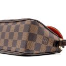 AAA Replica Louis Vuitton LV VINTAGE FLAP SHOULDER BAG DAMIER EBENE GHW