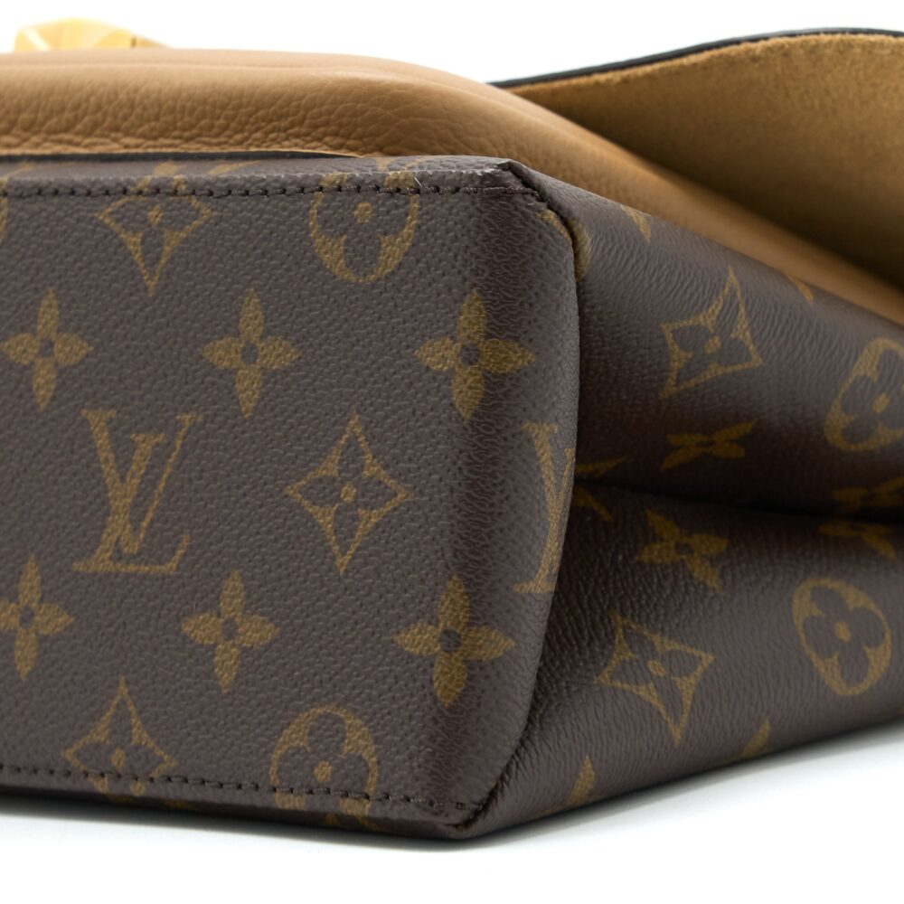 AAA Replica Louis Vuitton LV MARIGNAN TOP HANDLE MESSENGER BAG MONOGRAM CANVAS BROWN GHW