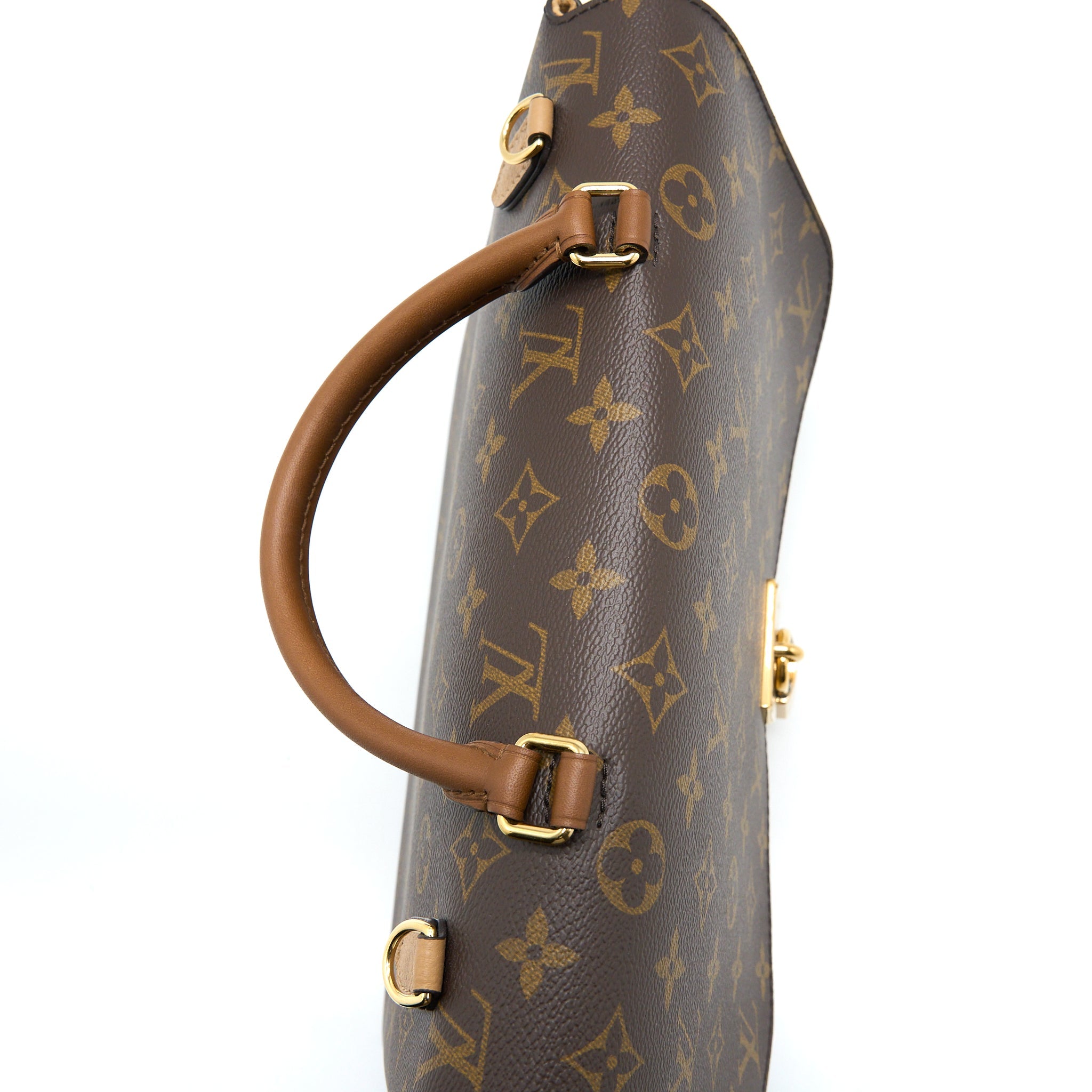 AAA Replica Louis Vuitton LV MARIGNAN TOP HANDLE MESSENGER BAG MONOGRAM CANVAS BROWN GHW