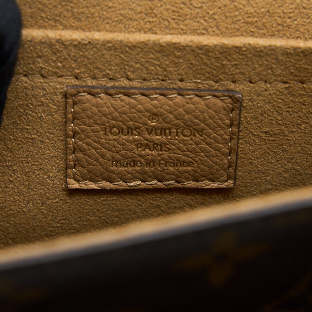 AAA Replica Louis Vuitton LV MARIGNAN TOP HANDLE MESSENGER BAG MONOGRAM CANVAS BROWN GHW