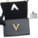 AAA Replica Louis Vuitton LV TWIST MM EPI BLACK GHW