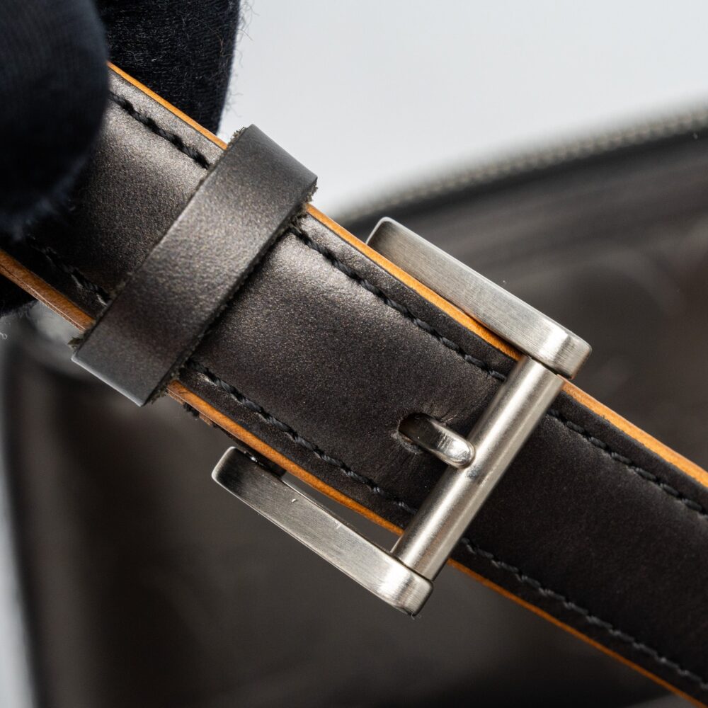 AAA Replica Louis Vuitton LV MESSENGER SHOULDER BAG LEATHER DARK GREY SHW
