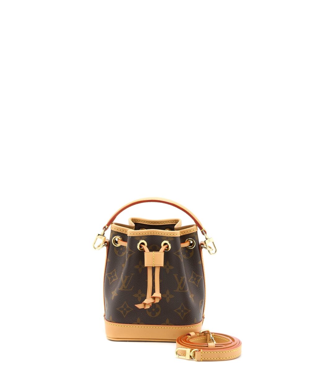 AAA Replica Louis Vuitton LV NANO NOE MONOGRAM CANVAS GHW