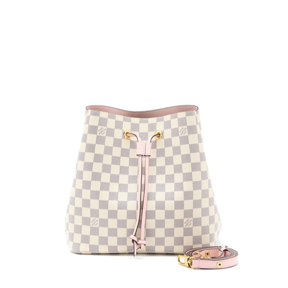 AAA Replica Louis Vuitton LV NEO NOE DAMIER AZUR CANVAS GHW