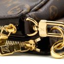 AAA Replica Louis Vuitton LV MULTI POCHETTE ACCESSORIES MONOGRAM CANVAS KHAKI STRAP GHW (NEW VERSION)